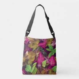 Mooie herfst-ventilatorpatronen crossbody tas