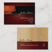 Mooie herfst visitekaartje (Voorkant / Achterkant)