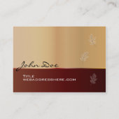 Mooie herfst visitekaartje (Achterkant)