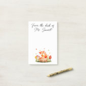 Mooie Herfst Vos Post-it Notities Post-it® Notes (Op bureau)