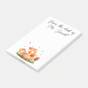 Mooie Herfst Vos Post-it Notities Post-it® Notes