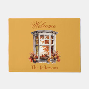 Mooie Herfst Window Welkom Mat