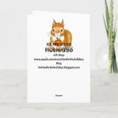 Mooie Herfst zegeningen voor een vriend Kaart (Achterkant)