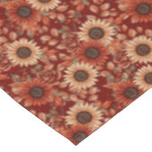 Mooie Herfst Zonnebloemen Tafelkleed (Gekanteld)