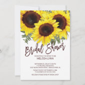 Mooie Herfst Zonnebloemen Vrijgezellenfeest Kaart (Voorkant)