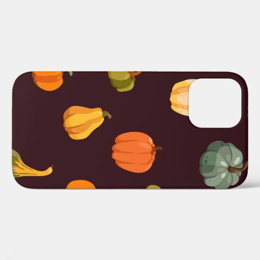 Mooie herfstachtergrond met kleurrijke pompoenen Case-Mate iPhone case (Achterkant (horizontaal))