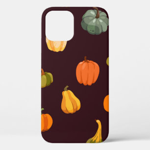 Mooie herfstachtergrond met kleurrijke pompoenen Case-Mate iPhone case