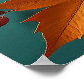 Mooie herfstappliqué poster (Hoek)