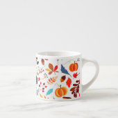 Mooie herfstbladeren Espresso Cup patroon Kop (Rechts)
