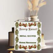 Mooie herfstbladeren herfst bes zoete bruidsuitnod heupfles