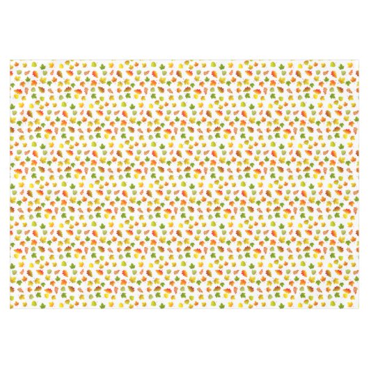 Mooie herfstbladeren op wit tafelkleed (Voorkant (Horizontaal))