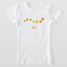 Mooie herfstbladeren t-shirt