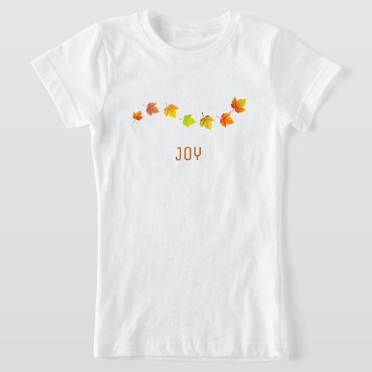 Mooie herfstbladeren t-shirt (Laagn)