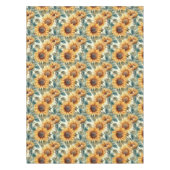 Mooie herfstbloem tafelkleed (Voorkant)