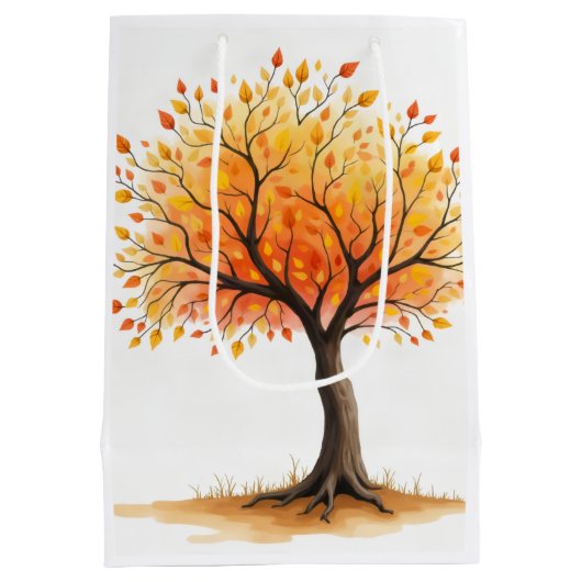 Mooie herfstboom cadeautas (Achterkant)