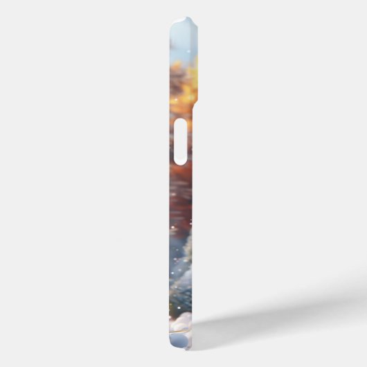 Mooie herfstboom in de winter Case-Mate iPhone case (Achterkant / Rechts)