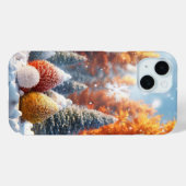 Mooie herfstboom in de winter Case-Mate iPhone case (Achterkant (horizontaal))