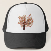 Mooie herfstboom trucker pet (Voorkant)