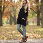 Mooie herfstbos leggings