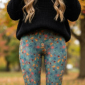 Mooie herfstbos leggings