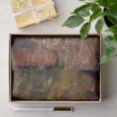 Mooie herfstfantasie bos decoupage tissuepapier (Geschenk)