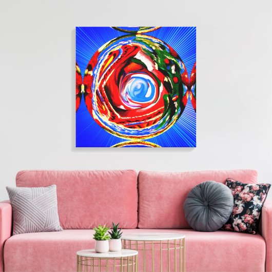 Mooie herfstgeestkunst canvas afdruk (Insitu (Woonkamer))