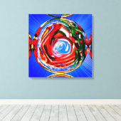 Mooie herfstgeestkunst canvas afdruk (Insitu (Houten vloer))