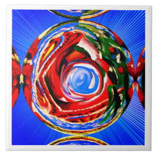 Mooie herfstgeestkunst tegeltje