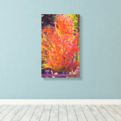 Mooie herfstkleuren 2 canvas afdruk (Insitu (Houten vloer))