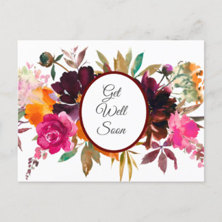 Mooie herfstkleuren Beterschap Wenskaart Briefkaart