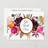 Mooie herfstkleuren Beterschap Wenskaart Briefkaart (Voorkant / Achterkant)