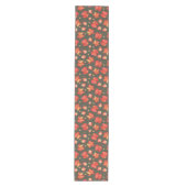 Mooie herfstkleuren bladeren medium tafelloper (Voorkant)