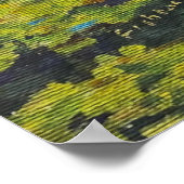 Mooie herfstkleurenreflecties poster (Hoek)