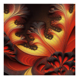 Mooie herfstkleurige Newtonbrot Perfect Poster