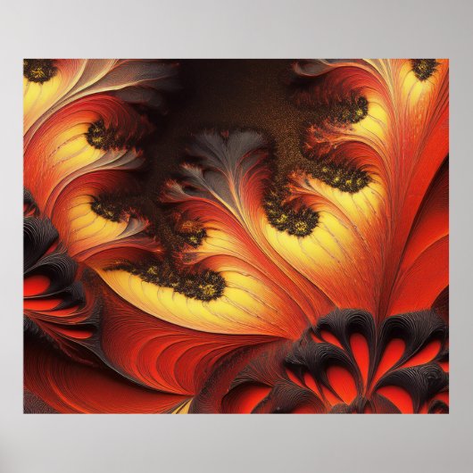 Mooie herfstkleurige Newtonbrot Poster (Voorkant)