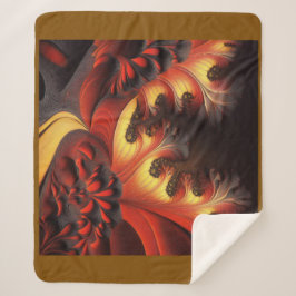 Mooie herfstkleurige Newtonbrot Sherpa Deken