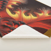 Mooie herfstkleurige Newtonbrot Sherpa Deken (3/4)