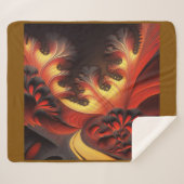 Mooie herfstkleurige Newtonbrot Sherpa Deken (Voorkant (horizontaal))