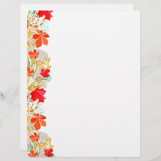 Mooie herfstleien - Papier voor kantoorbenodigdhed (Voorkant / Achterkant)