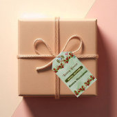 Mooie herfstloof herfstbes zoete bruids-shower cadeaulabel