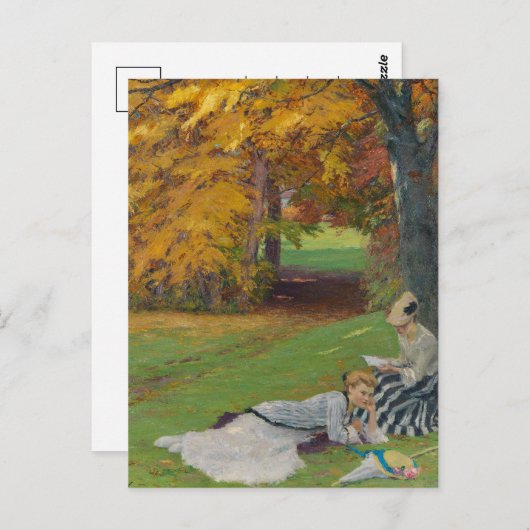 Mooie herfstmiddag | Edward Cucuel Briefkaart (Voorkant / Achterkant)
