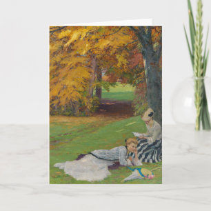 Mooie herfstmiddag   Edward Cucuel Kaart