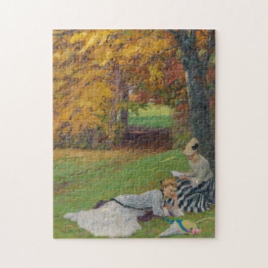 Mooie herfstmiddag | Edward Cucuel Legpuzzel (Verticaal)