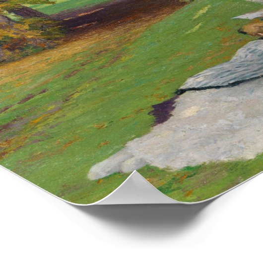 Mooie herfstmiddag | Edward Cucuel Poster (Hoek)