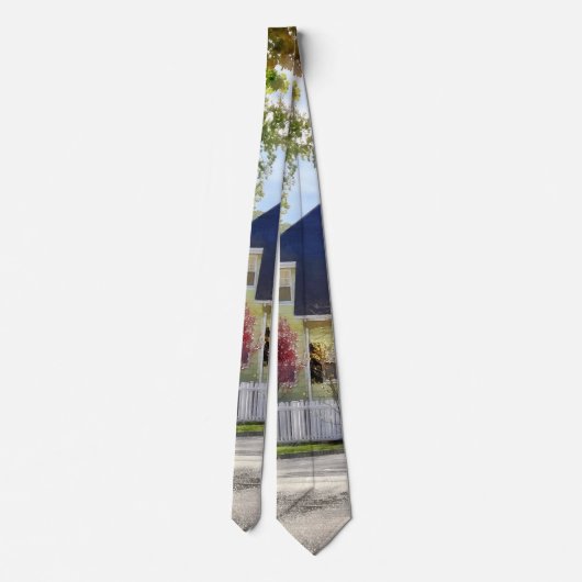 Mooie herfstmiddag stropdas (Achterkant)