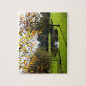 Mooie herfstscène op Jersey Legpuzzel (Verticaal)