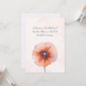 Mooie herinneringen Sympathie Jubileum Kaart (Voorkant / Achterkant in situ)