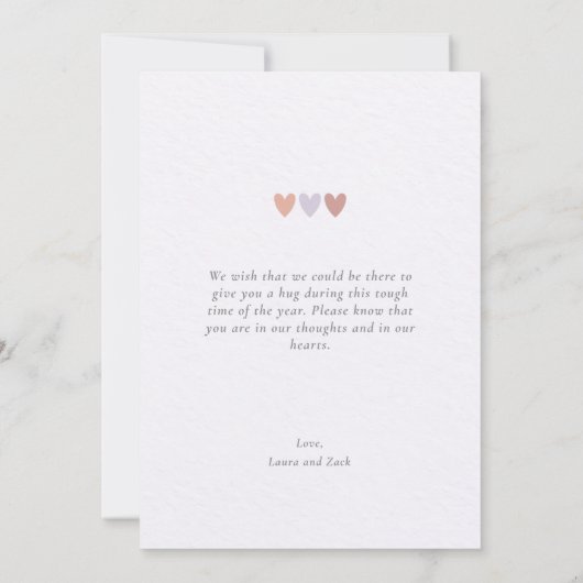 Mooie herinneringen Sympathie Jubileum Kaart (Achterkant)