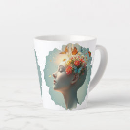 Mooie hersenen bloeit anders Lady Coffee Mok