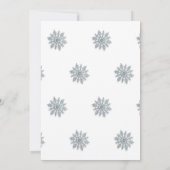 Mooie herten bos winter wonderland watercolor kuns kaart (Achterkant)